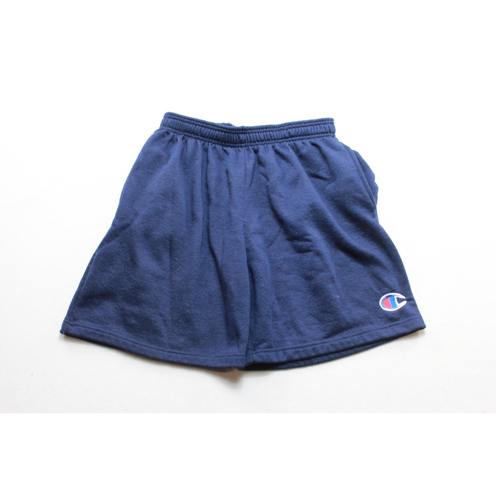 Champion Shorts Men Extra Large Blue Excellent Athletic Embroidered Logo Navy